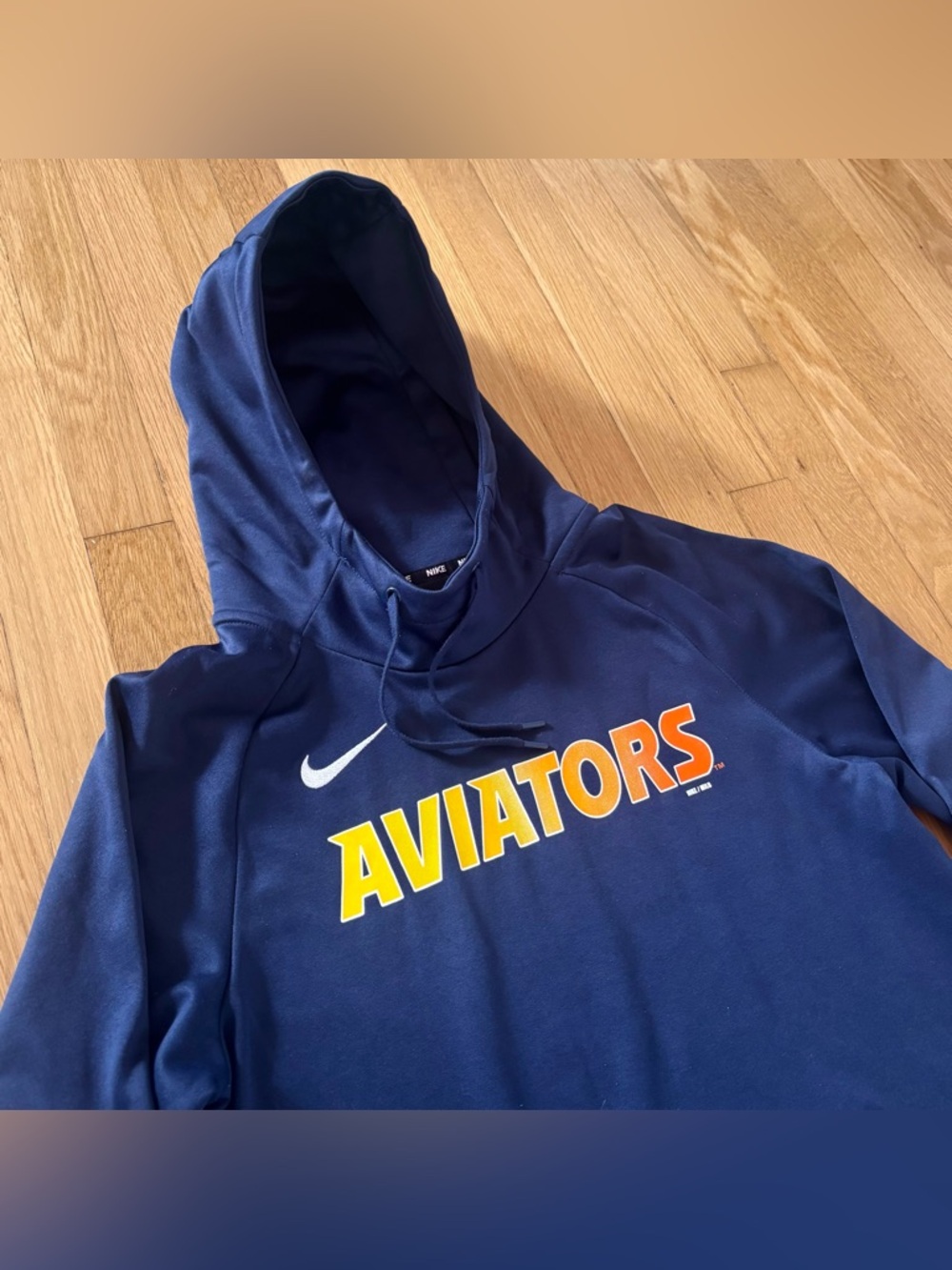 Nike x Las Vegas Aviators Hoodie Men’s Small Warmup Rare Blue Dri Fit Baseball